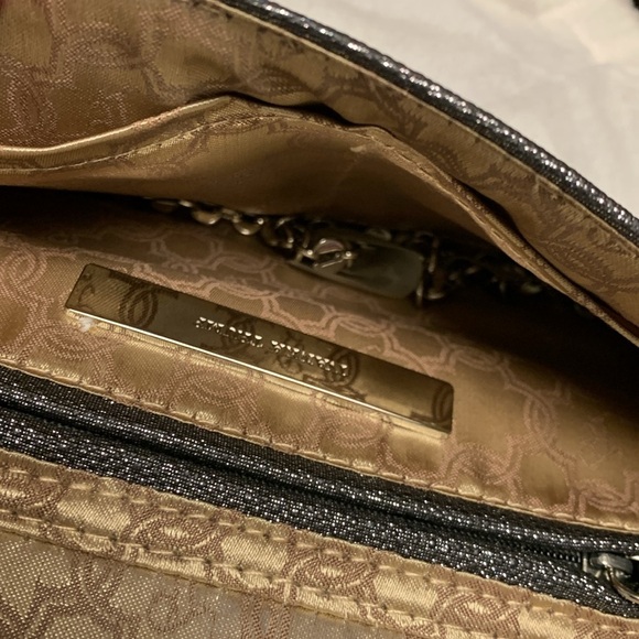 Ivanka Trump Silver Chrome Clutch New With Tags - Picture 8 of 11